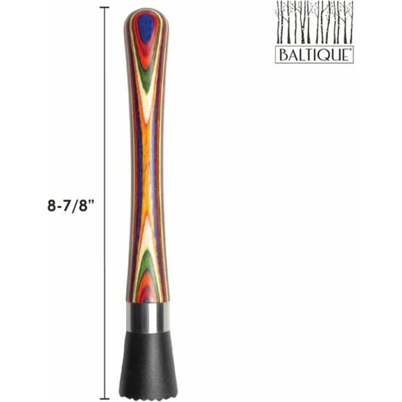 Colorful Wood Cocktail Muddler Bar Tool for Mojitos Old Fashioned Drinks - Picture 2 of 8